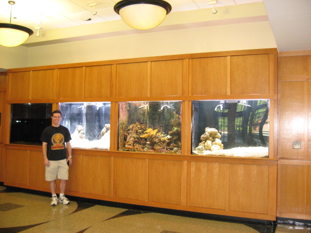 Tommy D with Aquariums